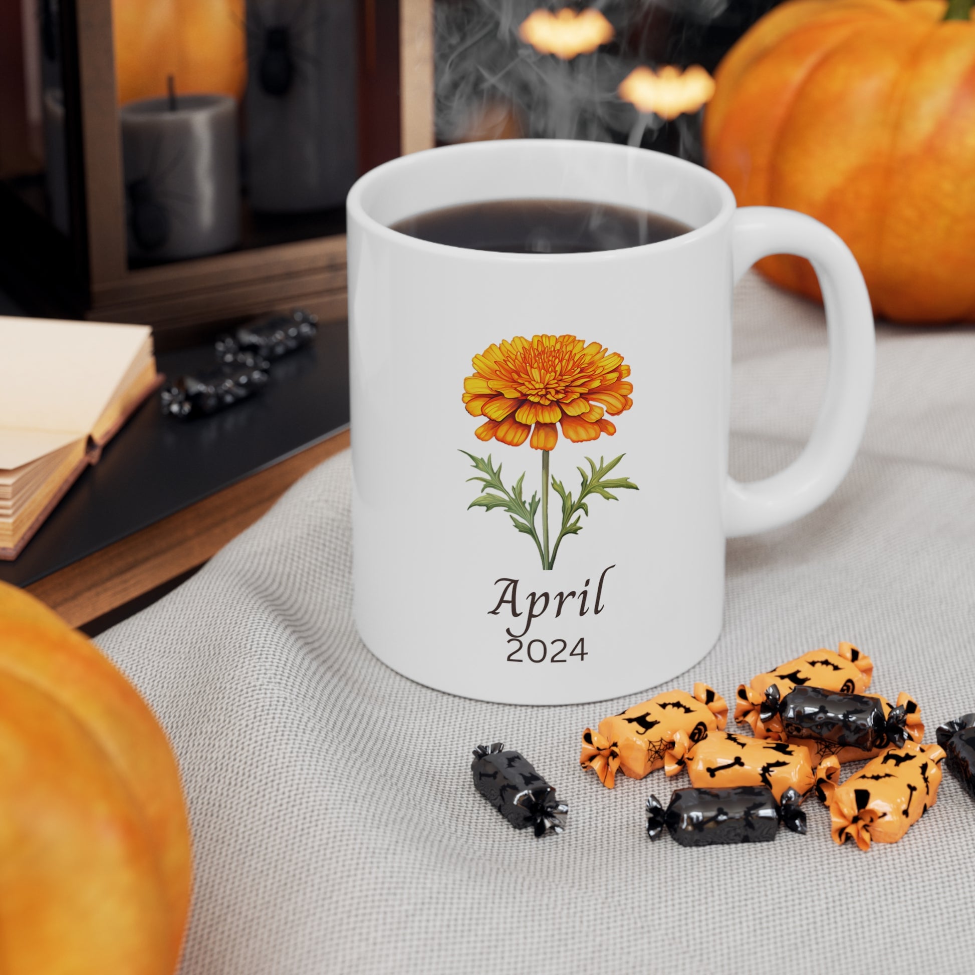 Personalized mug Birth flower October