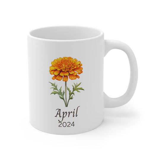 Personalized mug Birth flower October