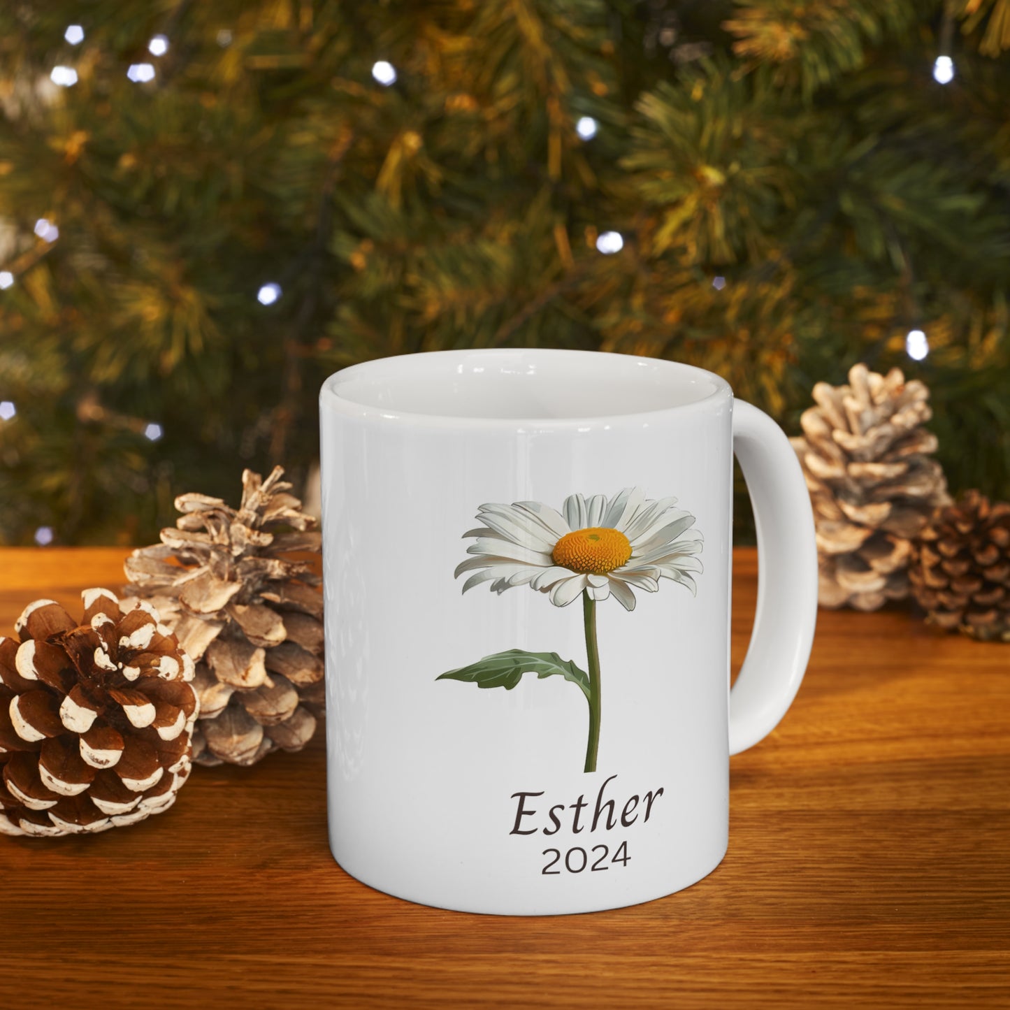 Personalized mug Birth flower April
