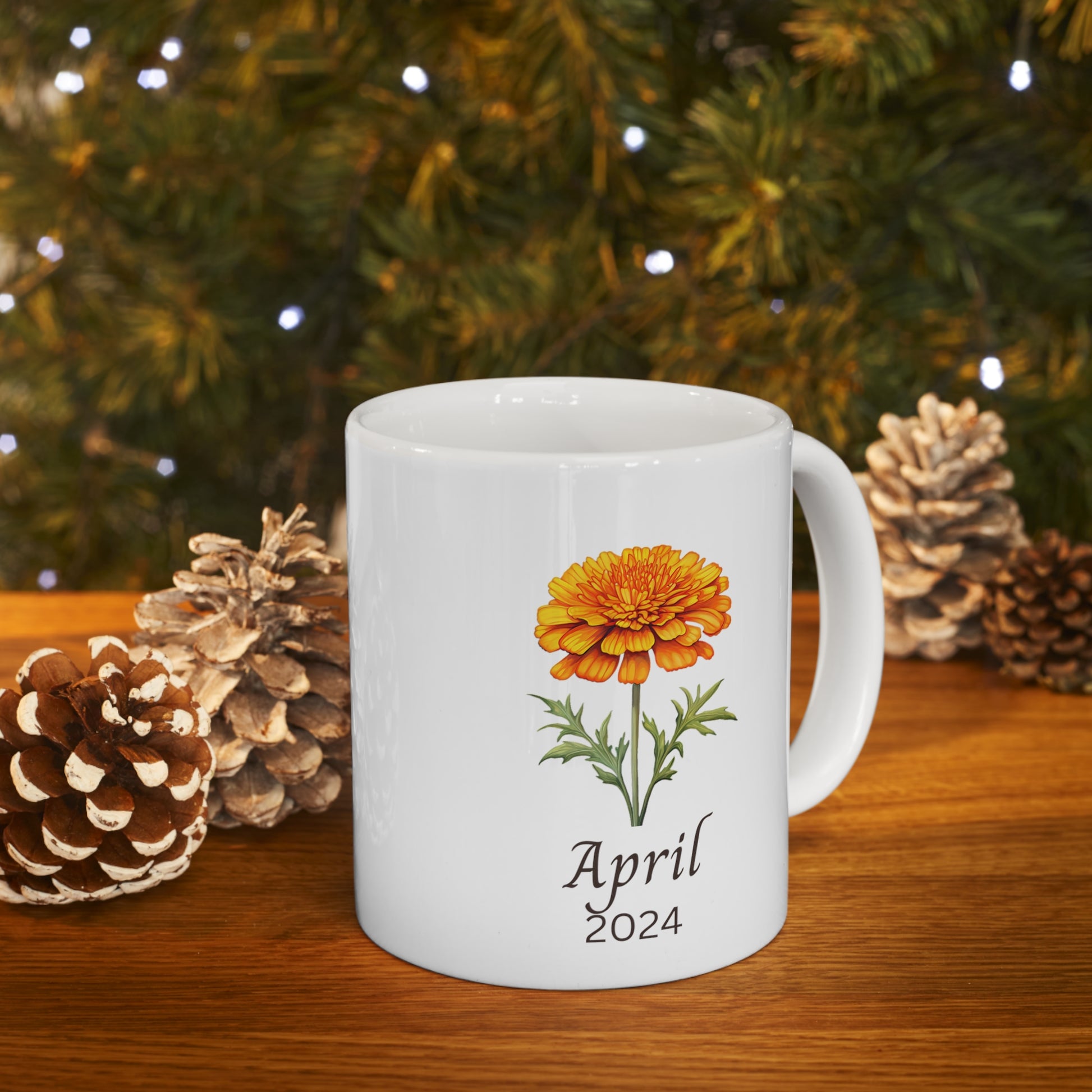 Personalized mug Birth flower October
