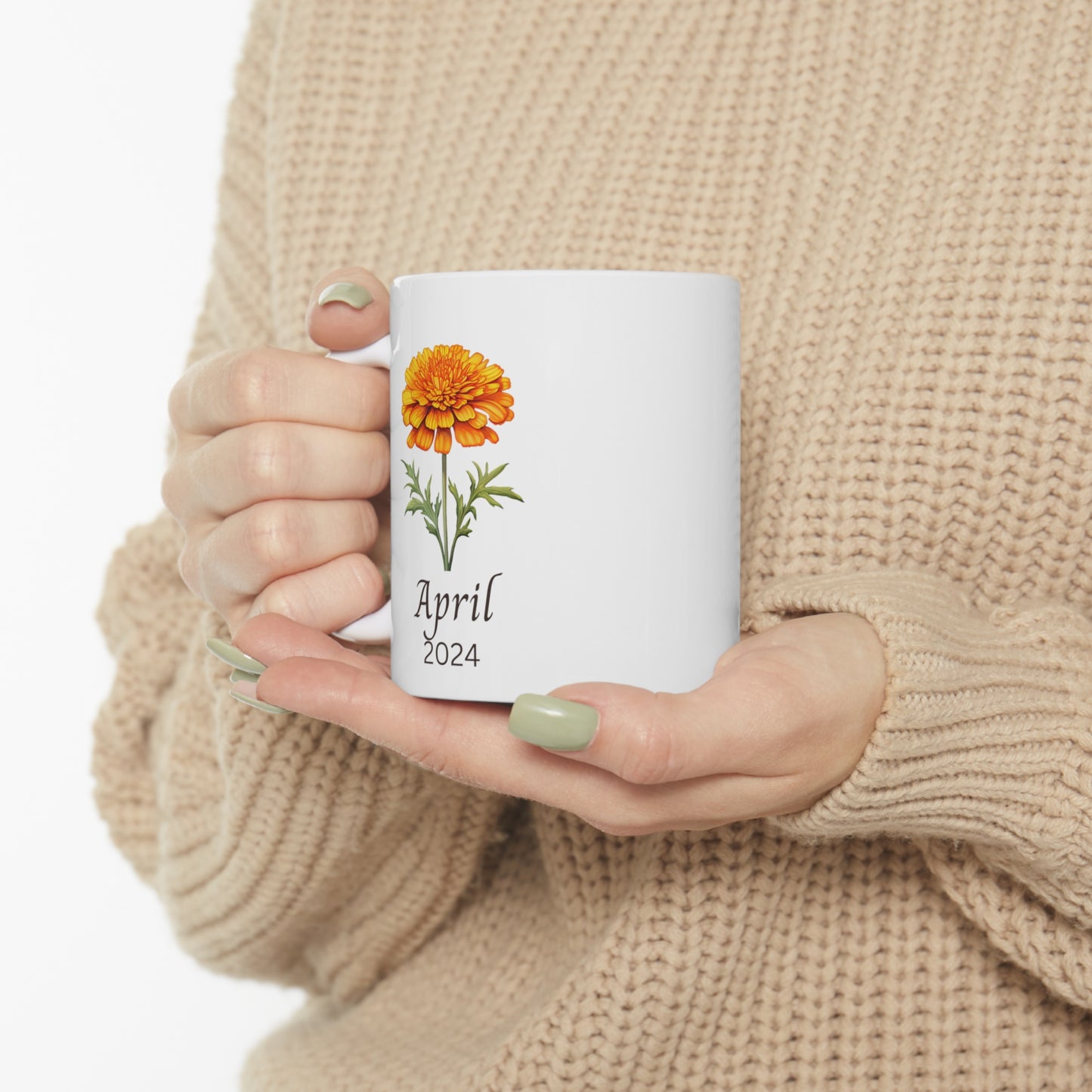 Personalized mug Birth flower October