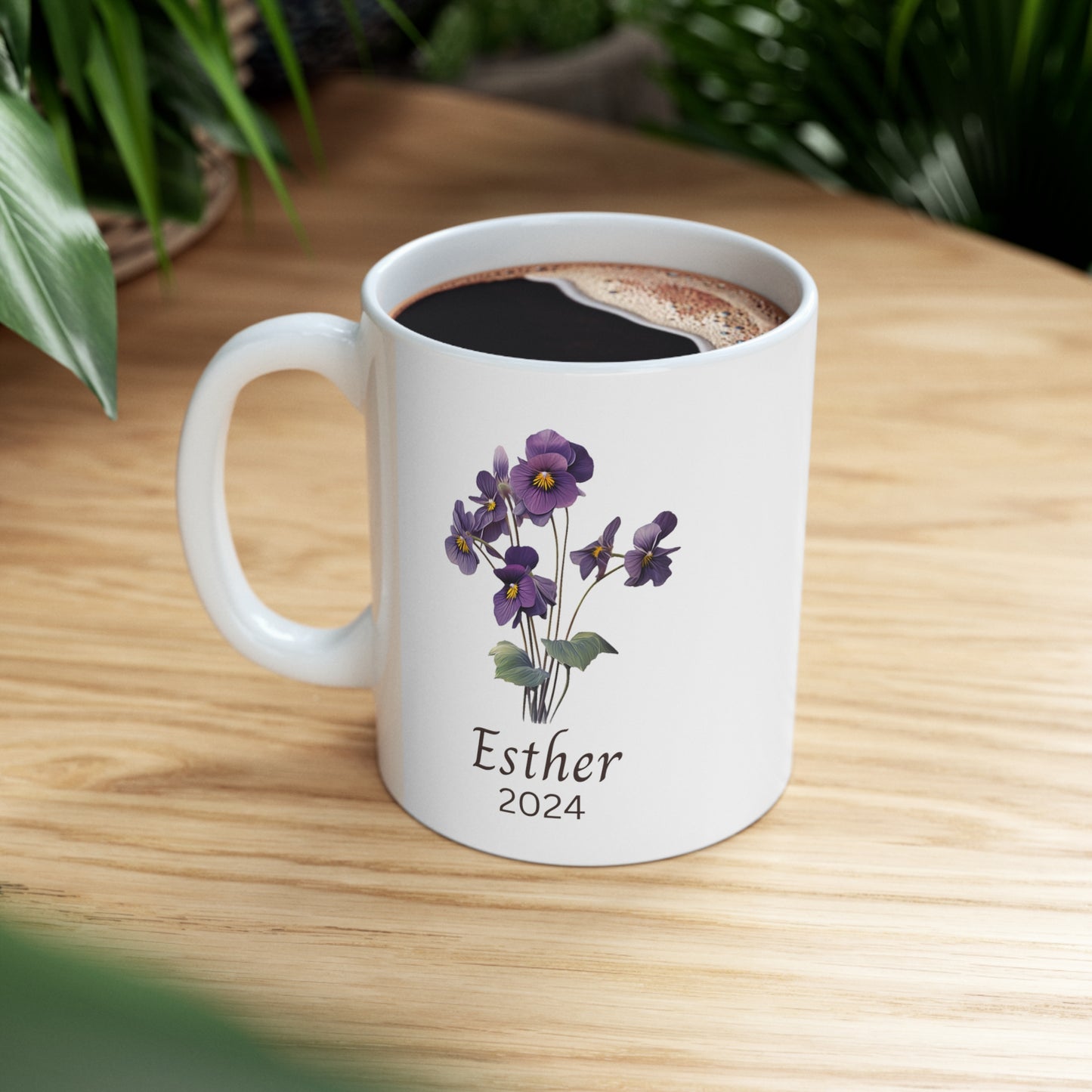 Personalized mug Birth flower February