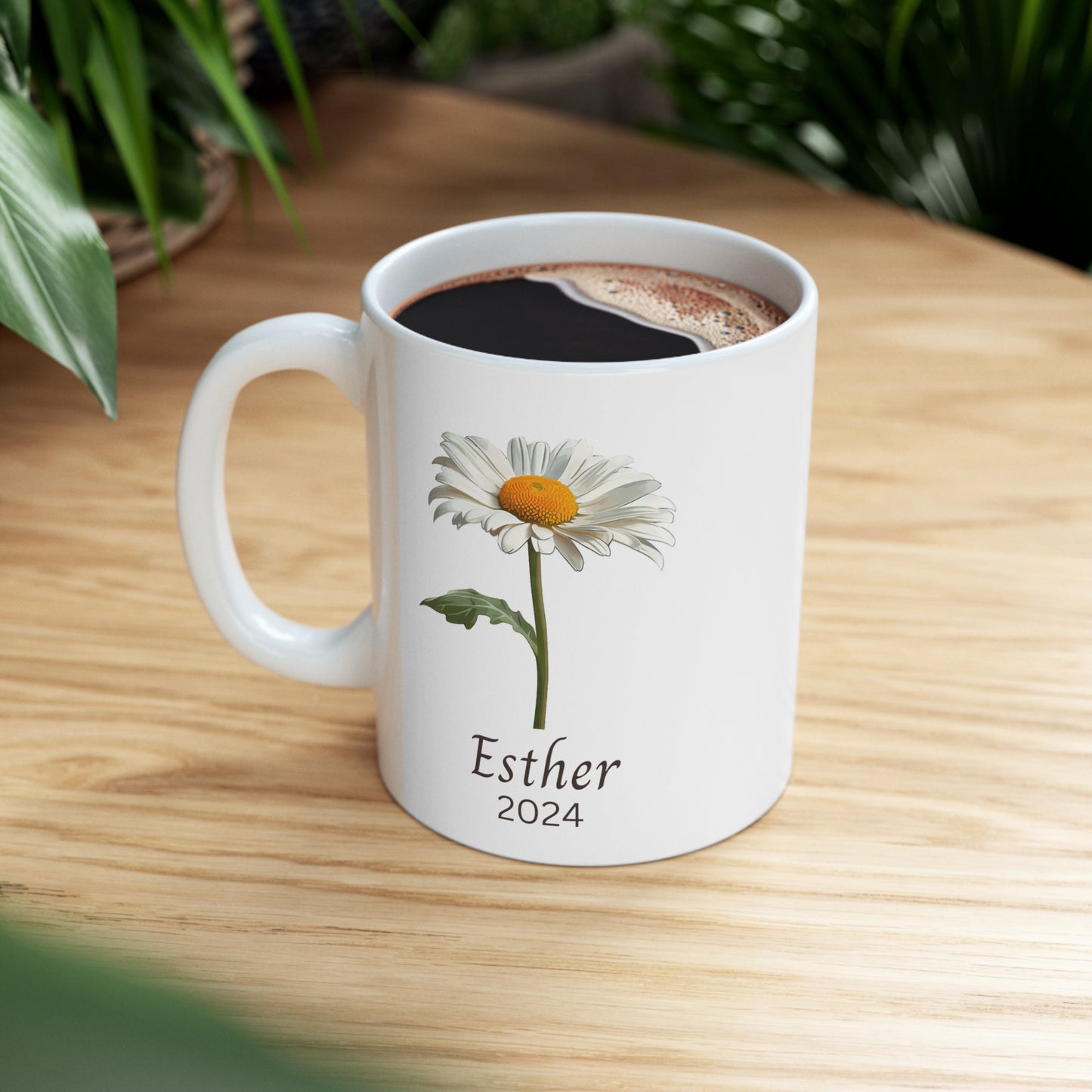 Personalized mug Birth flower April