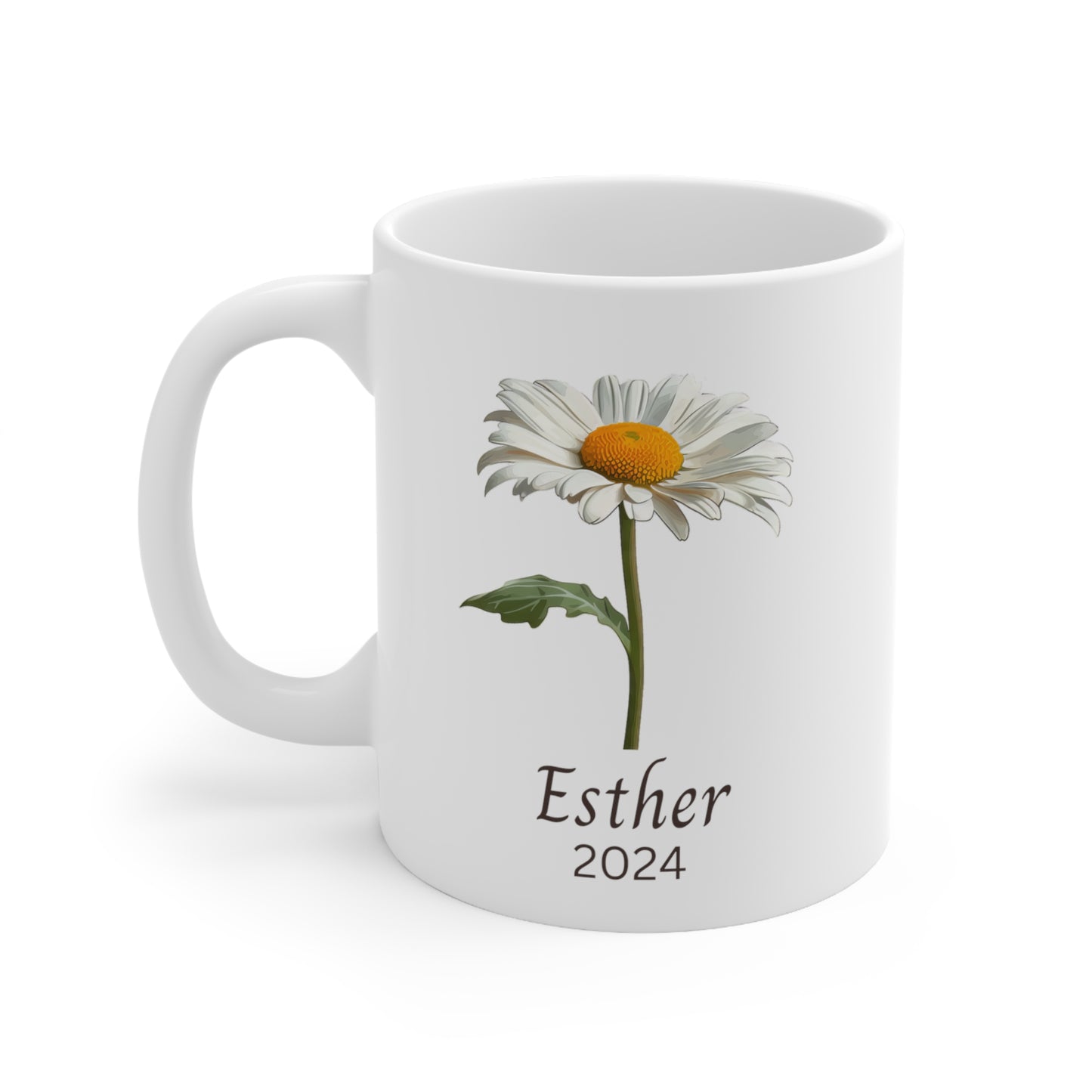 Personalized mug Birth flower April