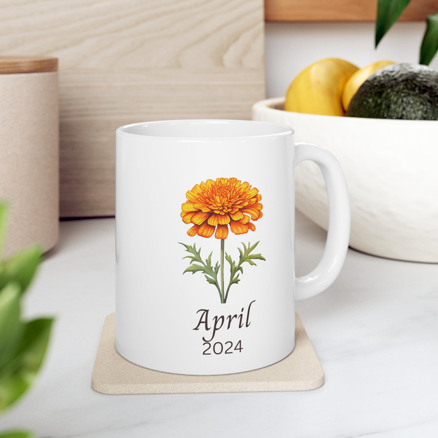 Personalized mug Birth flower October