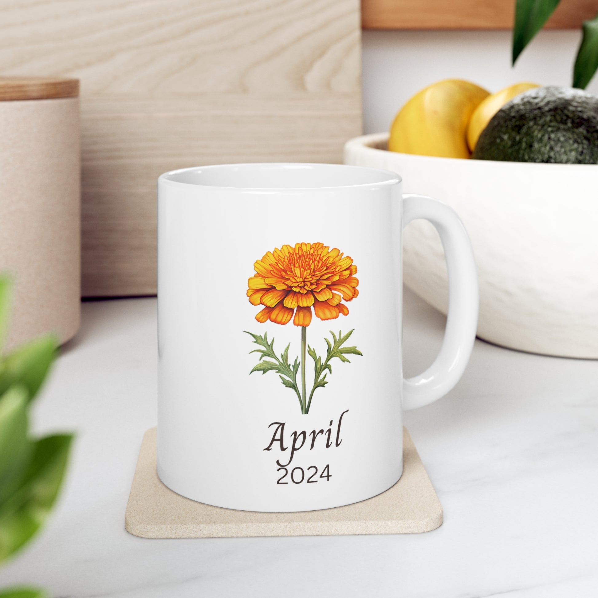 Personalized mug Birth flower October