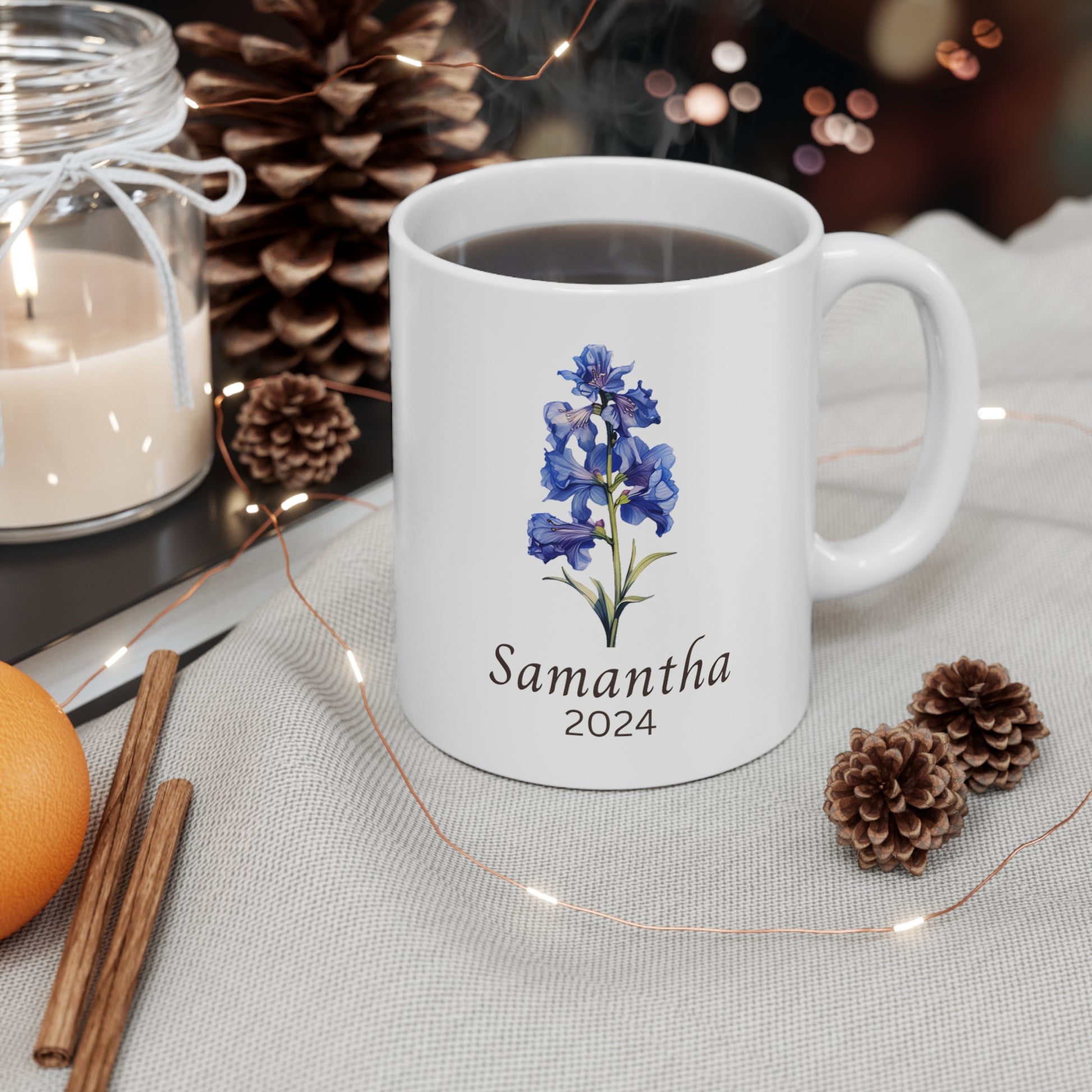 Personalized mug Birth flower July
