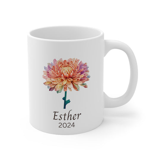 Personalized mug Birth flower November