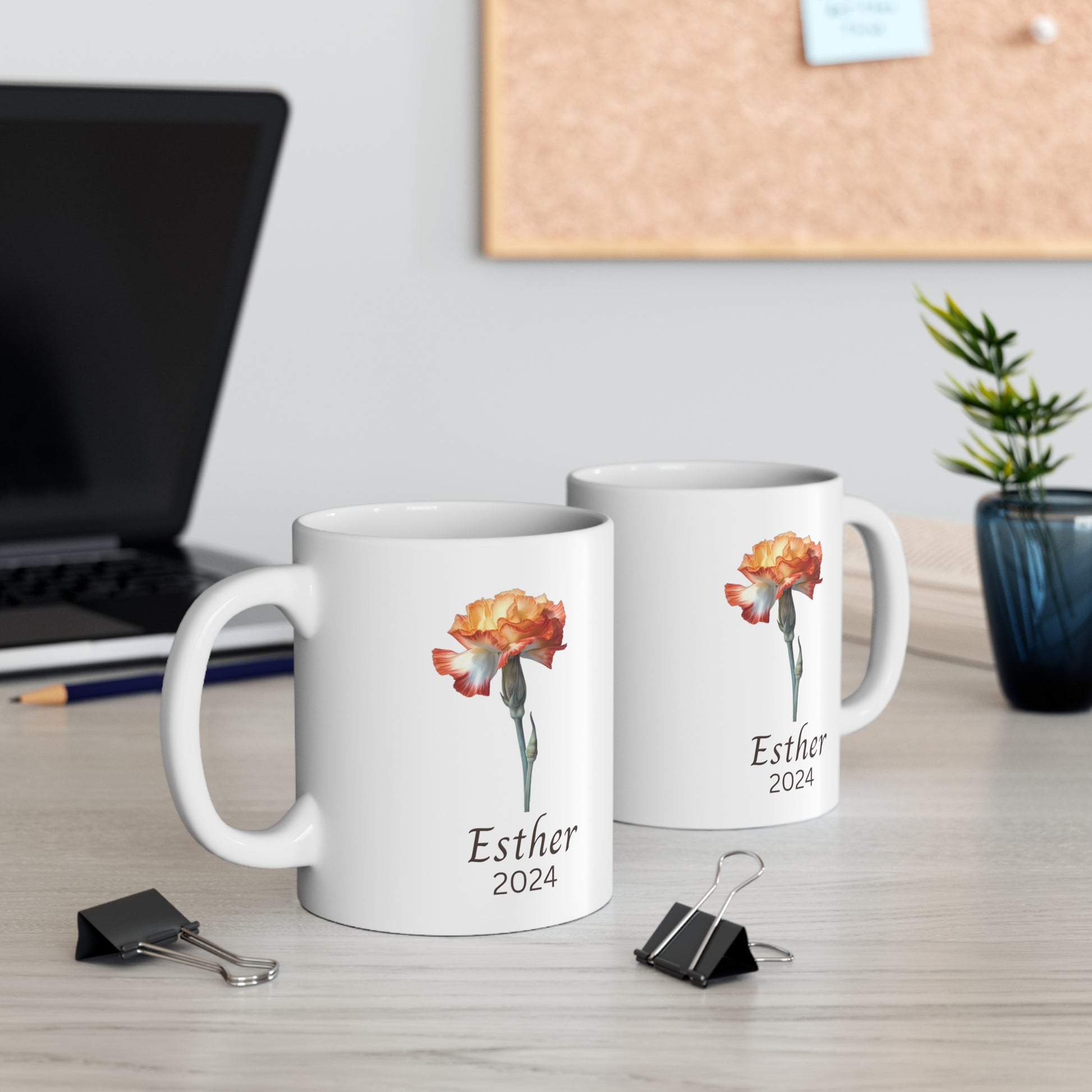 Personalized mug Birth flower January
