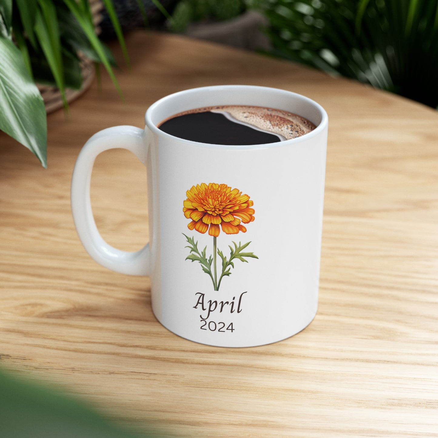Personalized mug Birth flower October