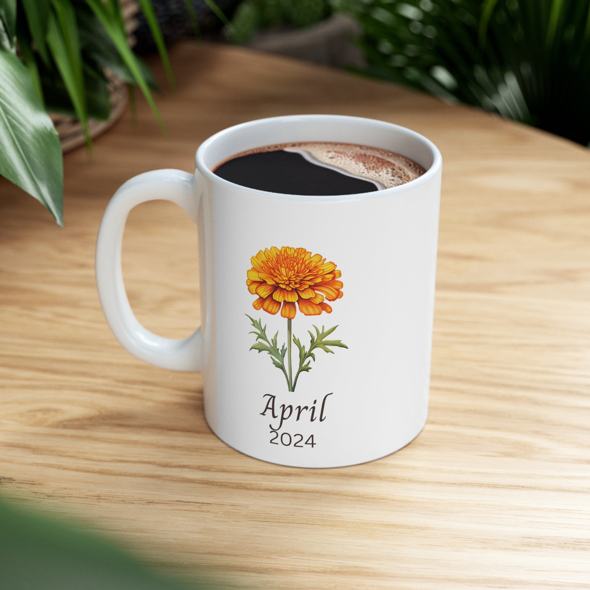 Personalized mug Birth flower October