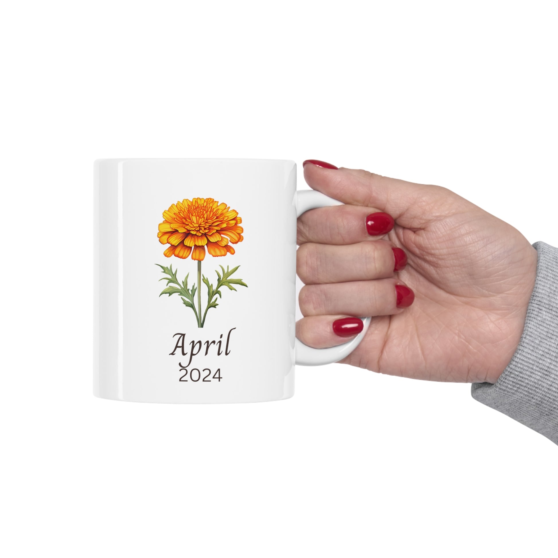 Personalized mug Birth flower October