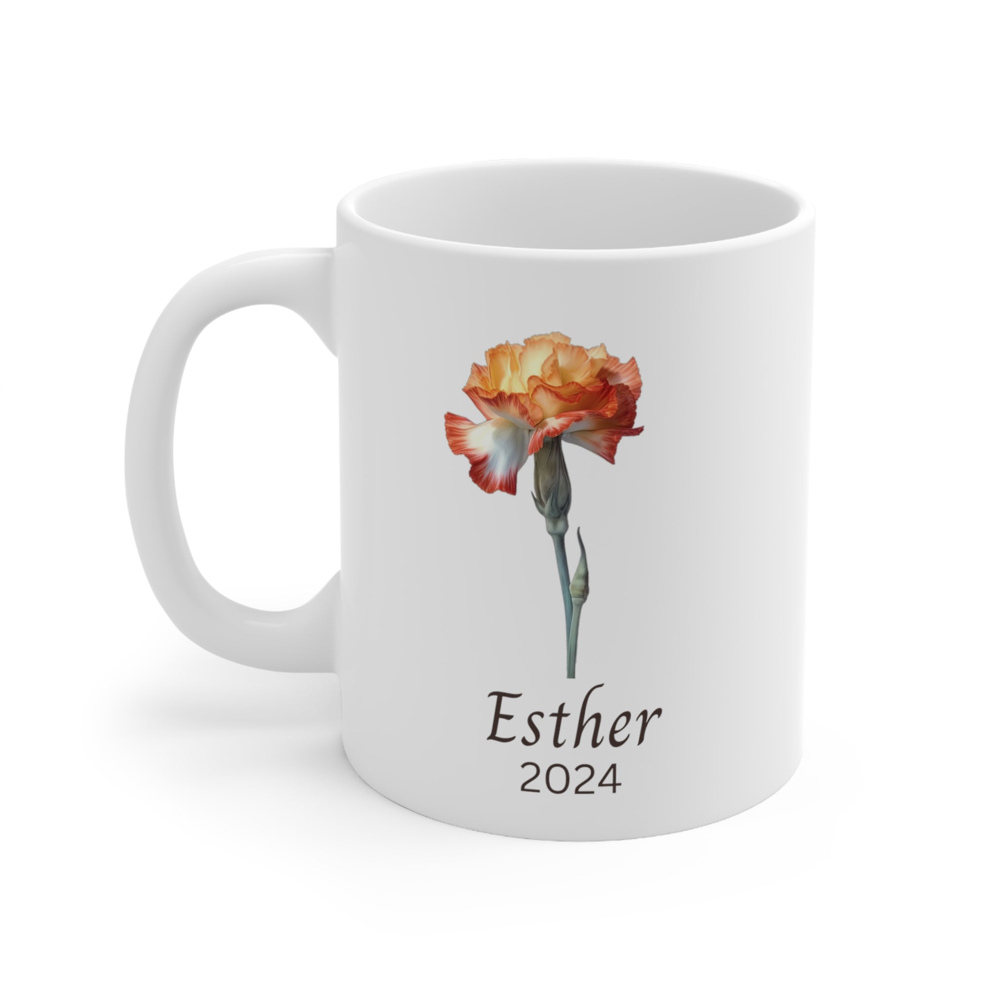 Personalized mug Birth flower January
