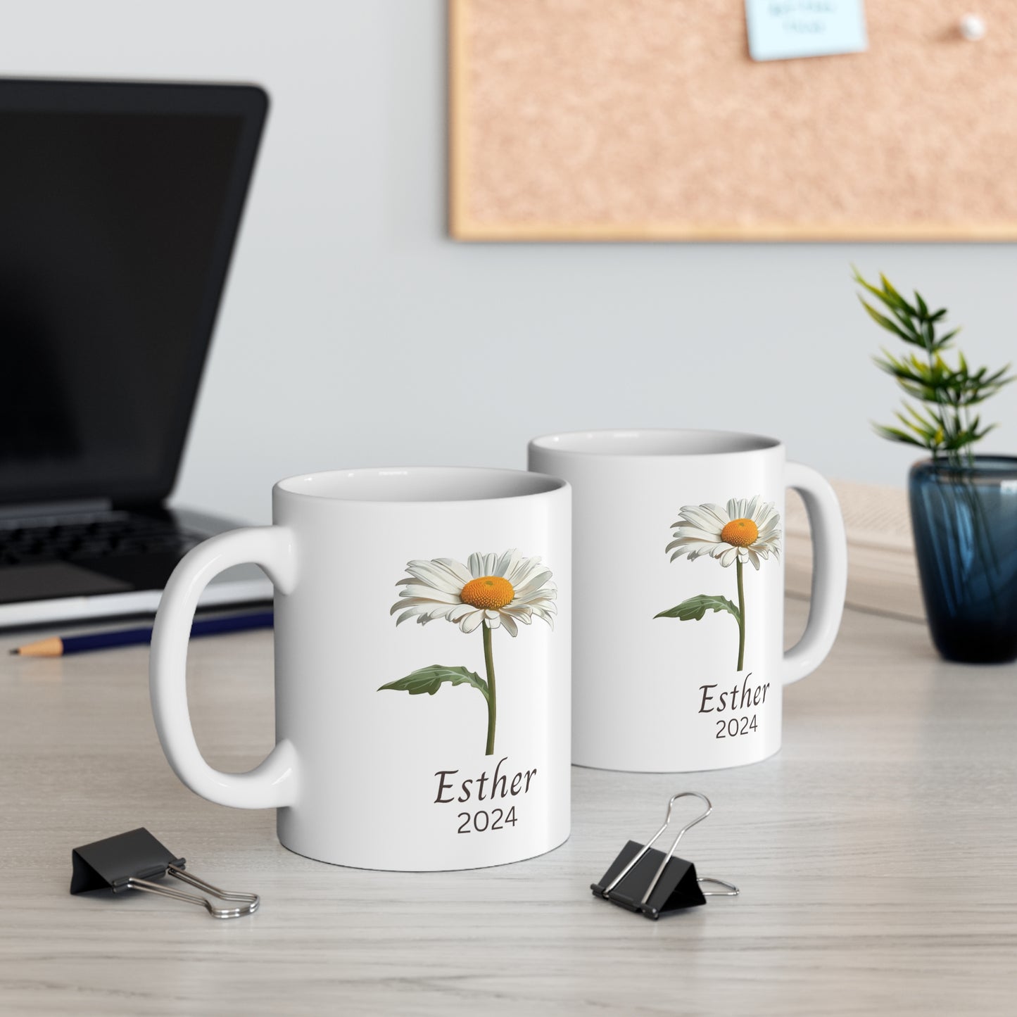 Personalized mug Birth flower April
