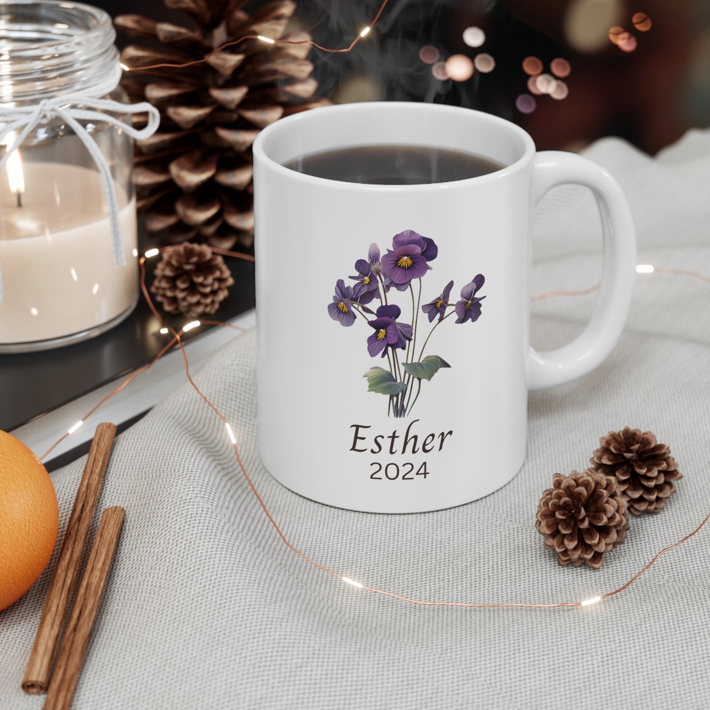Personalized mug Birth flower February