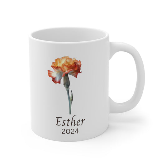 Personalized mug Birth flower January
