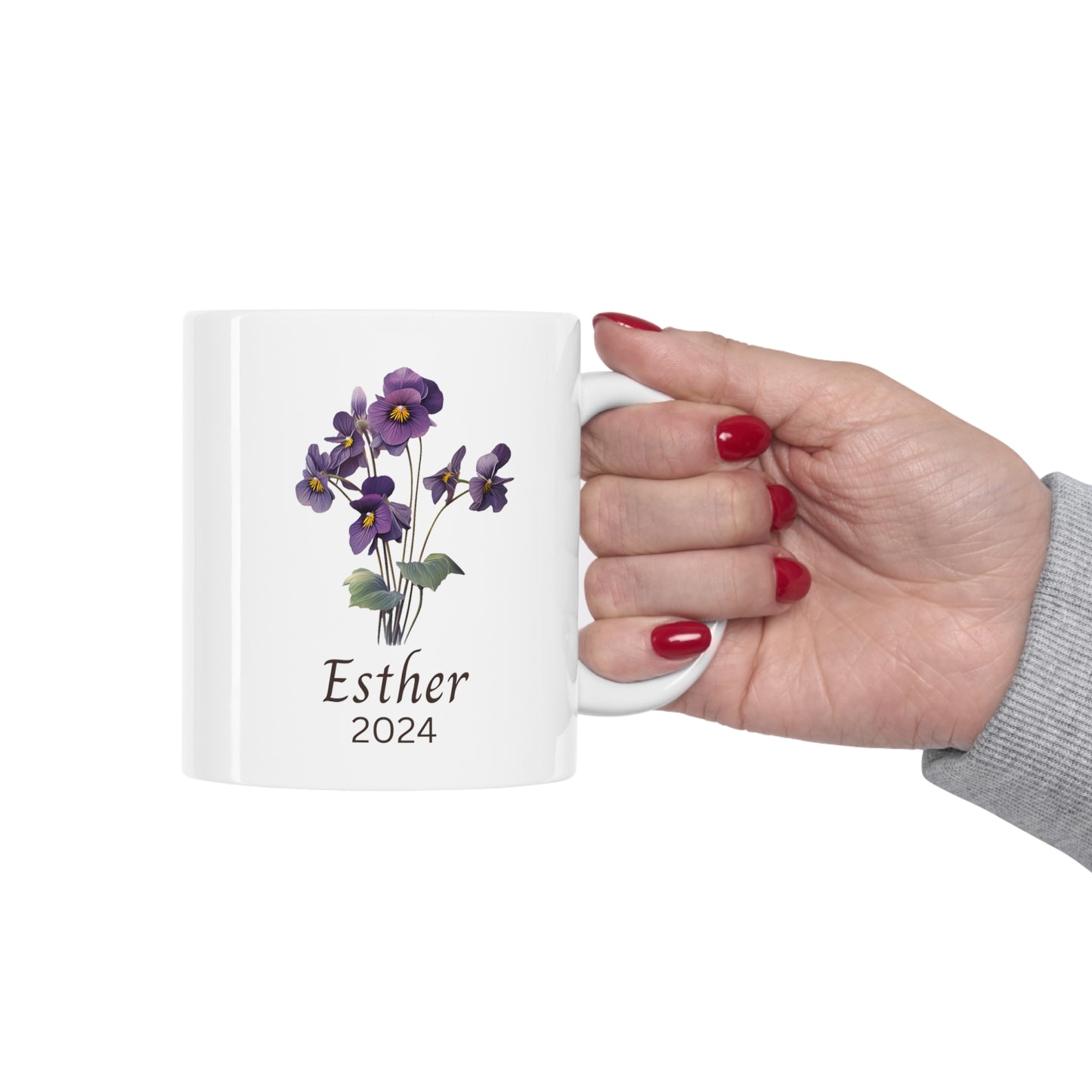 Personalized mug Birth flower February