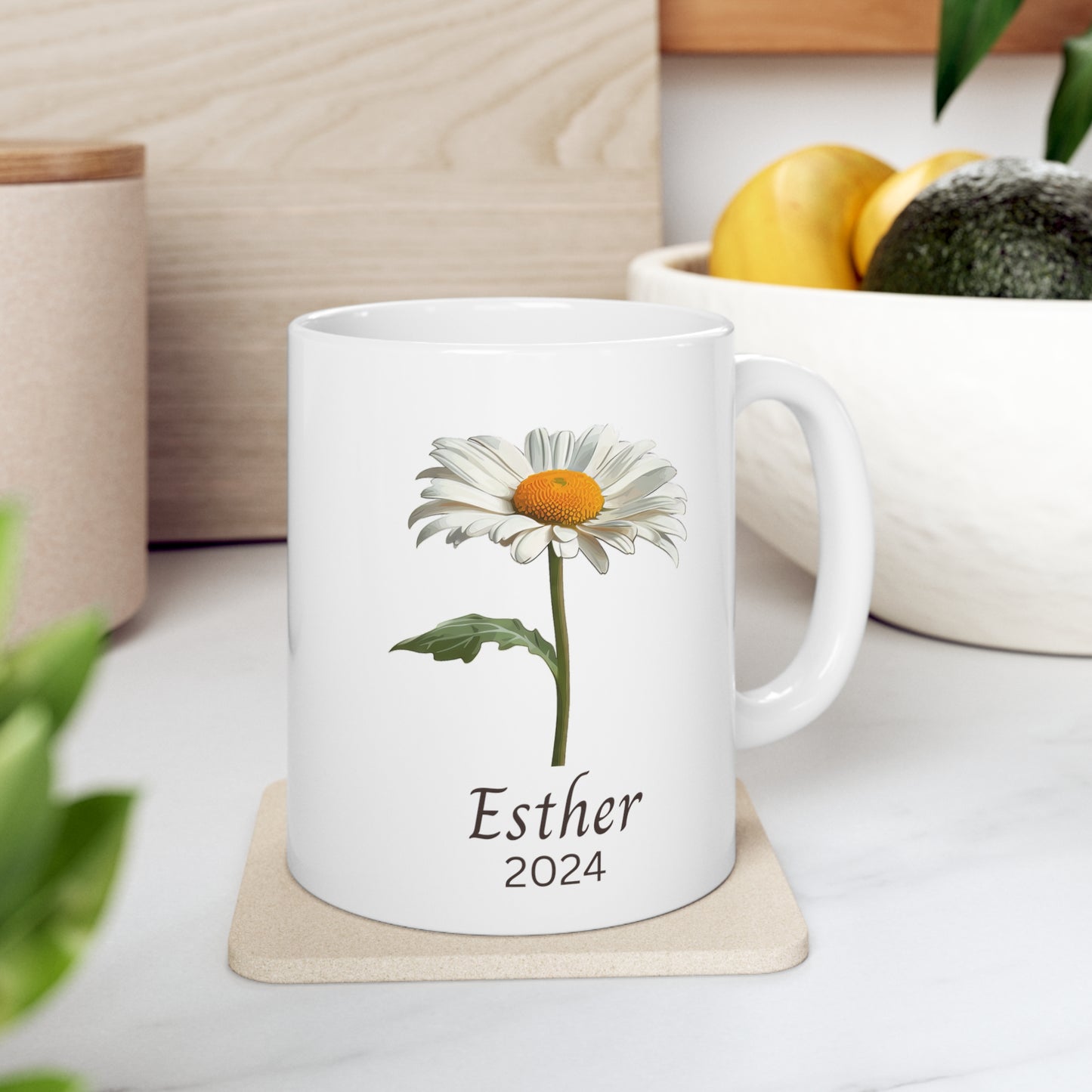 Personalized mug Birth flower April