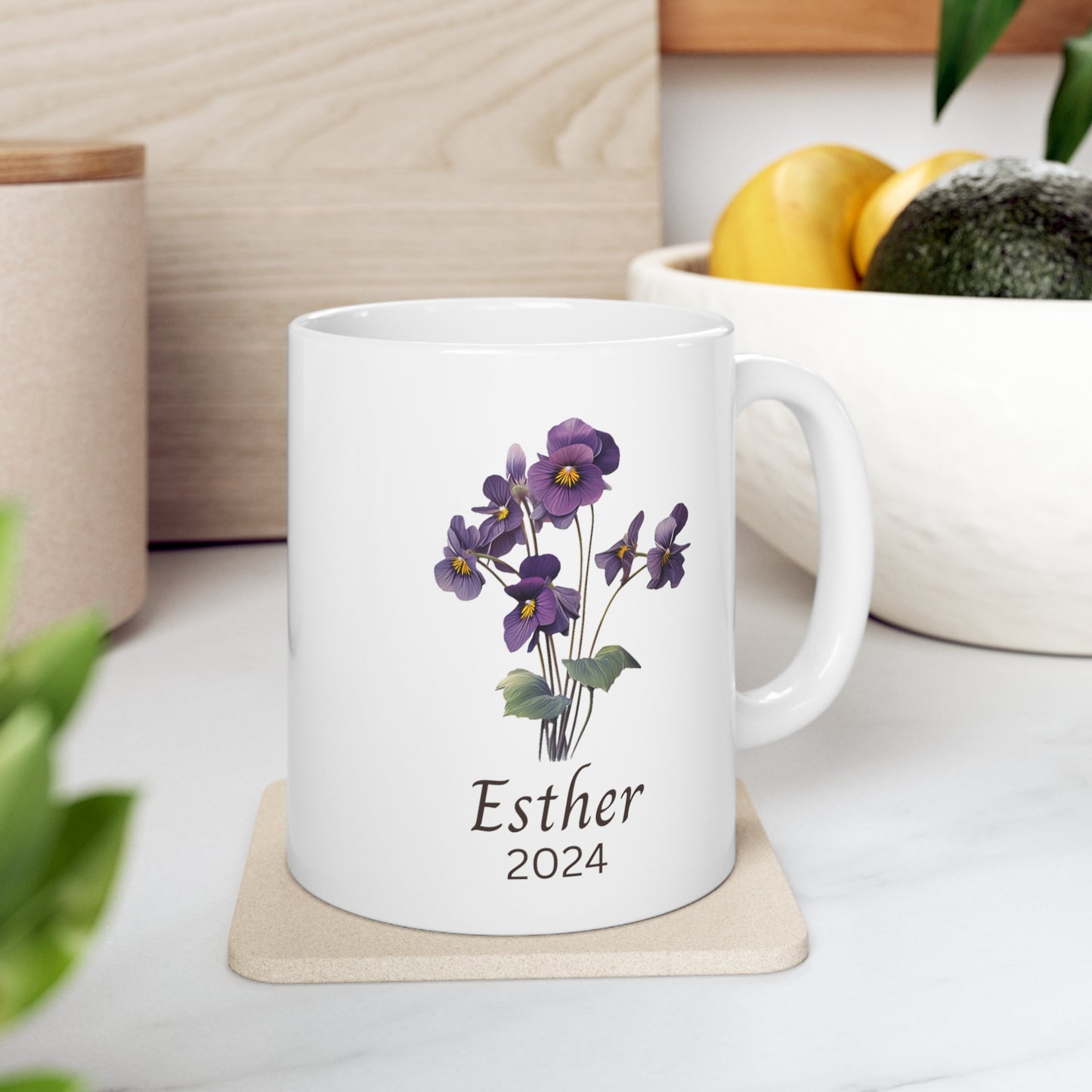 Personalized mug Birth flower February