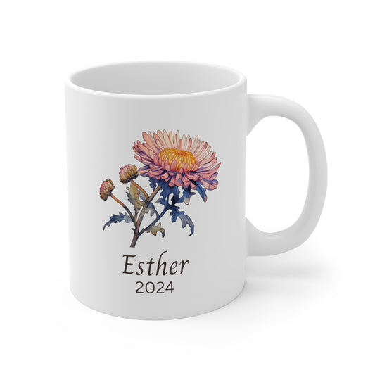 Personalized mug Birth flower September