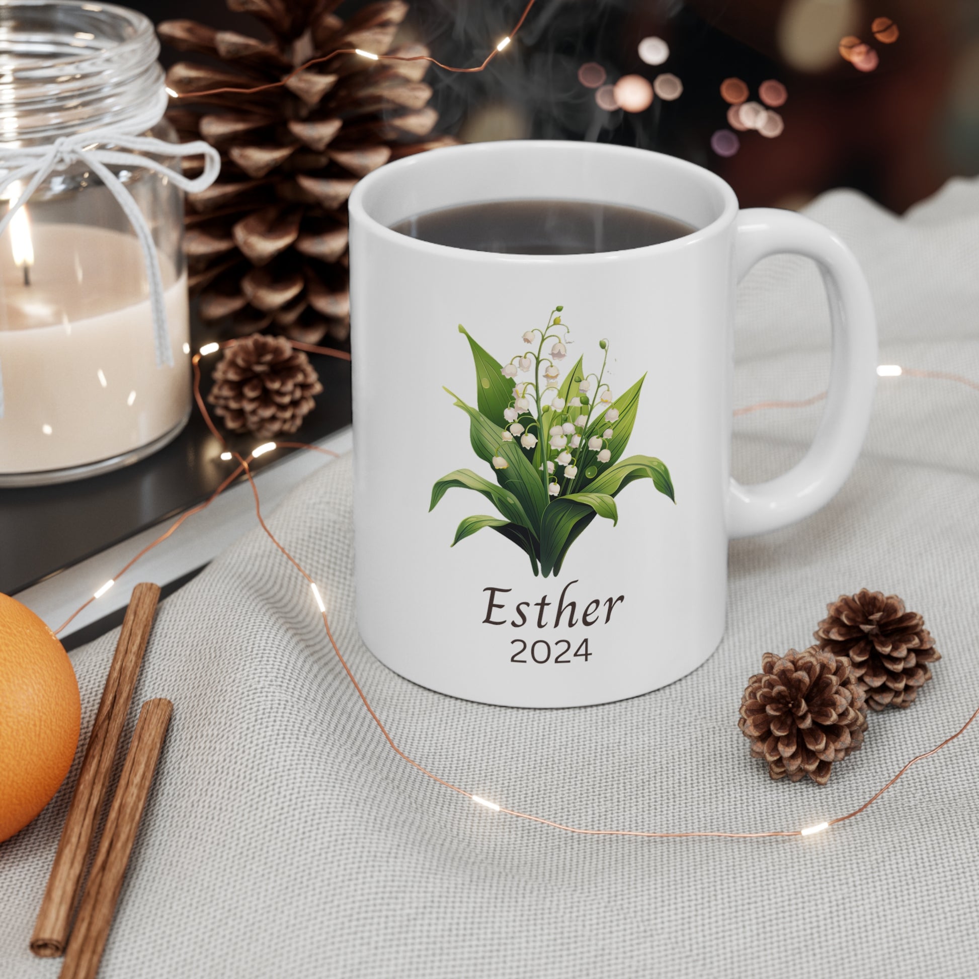 Personalized mug Birth flower May