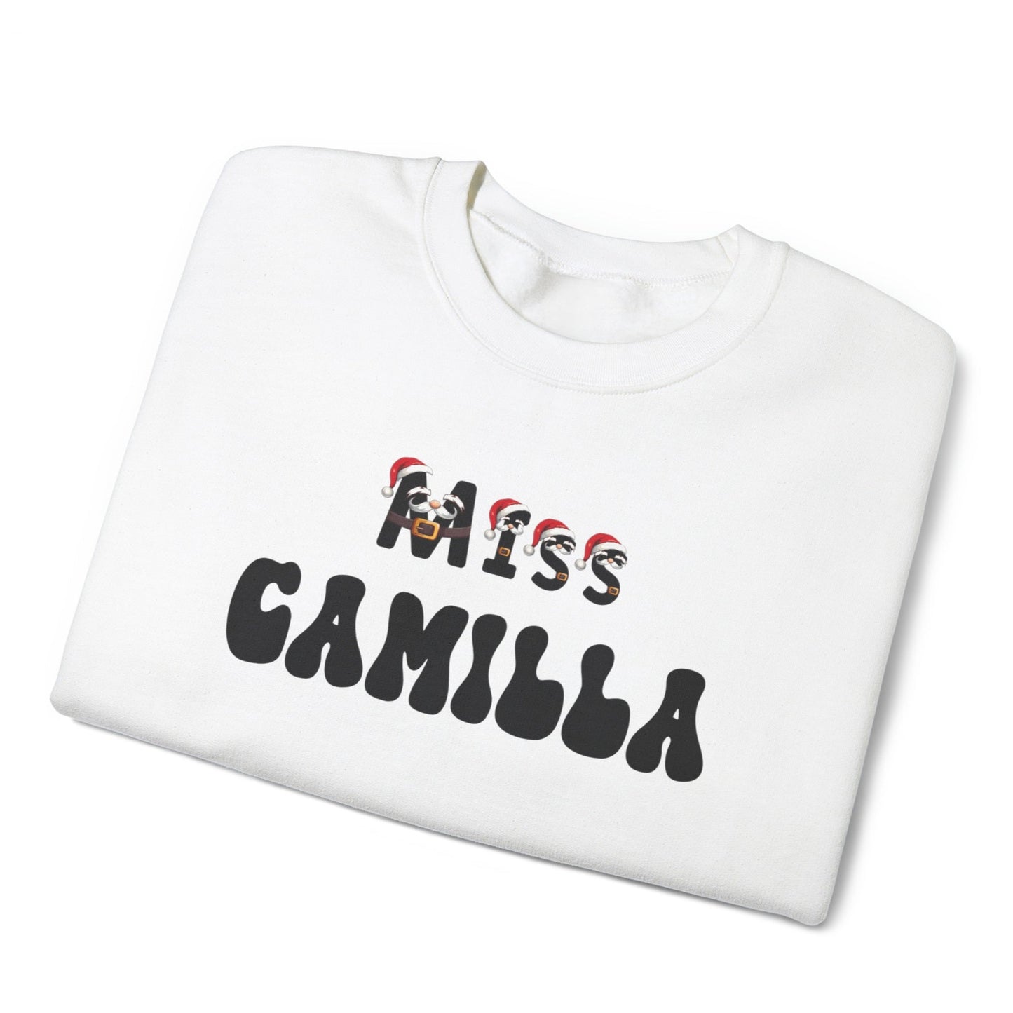 Christmas Sweatshirt Miss with Custom Name