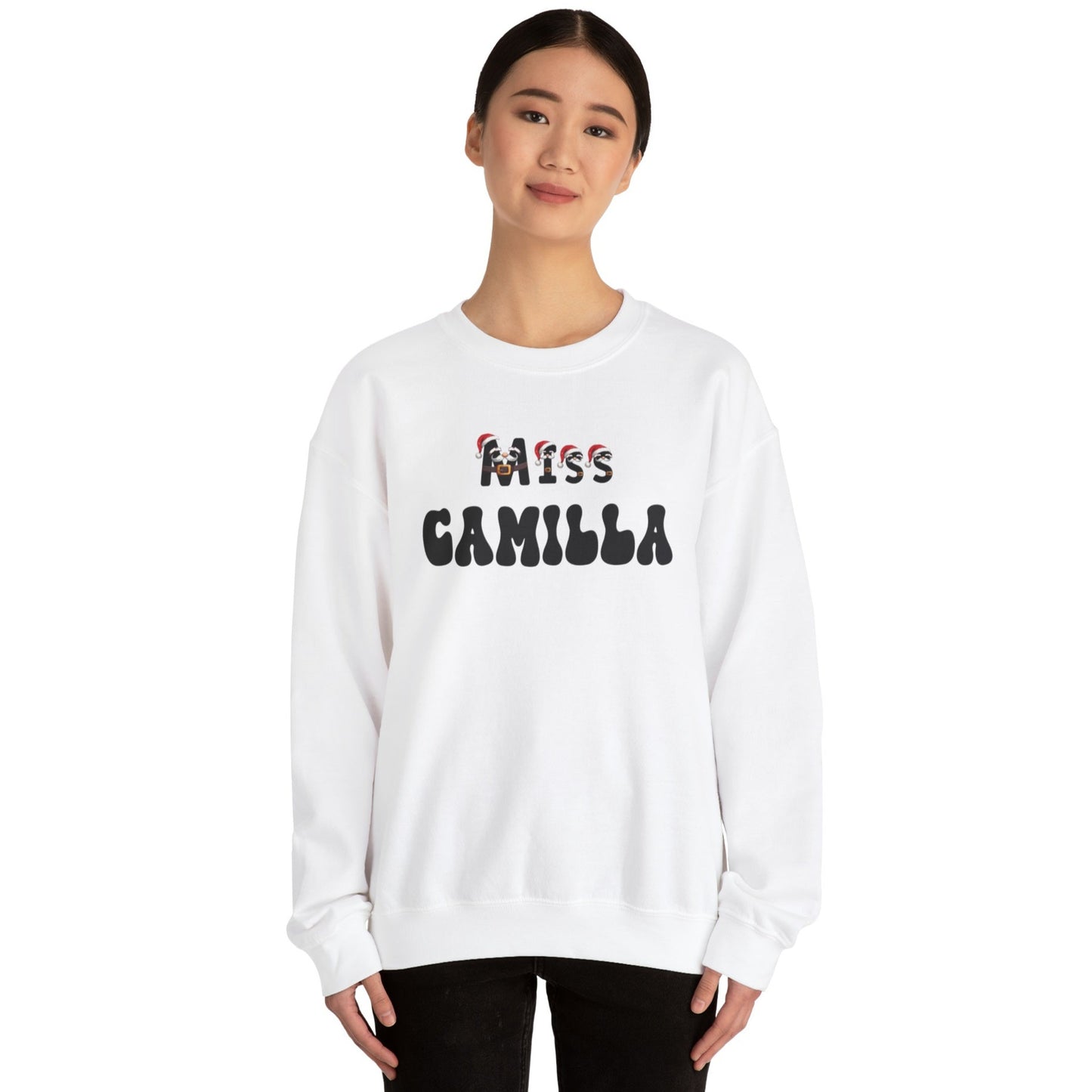 Christmas Sweatshirt Miss with Custom Name