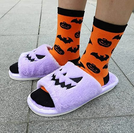 Halloween Slippers - Spooky