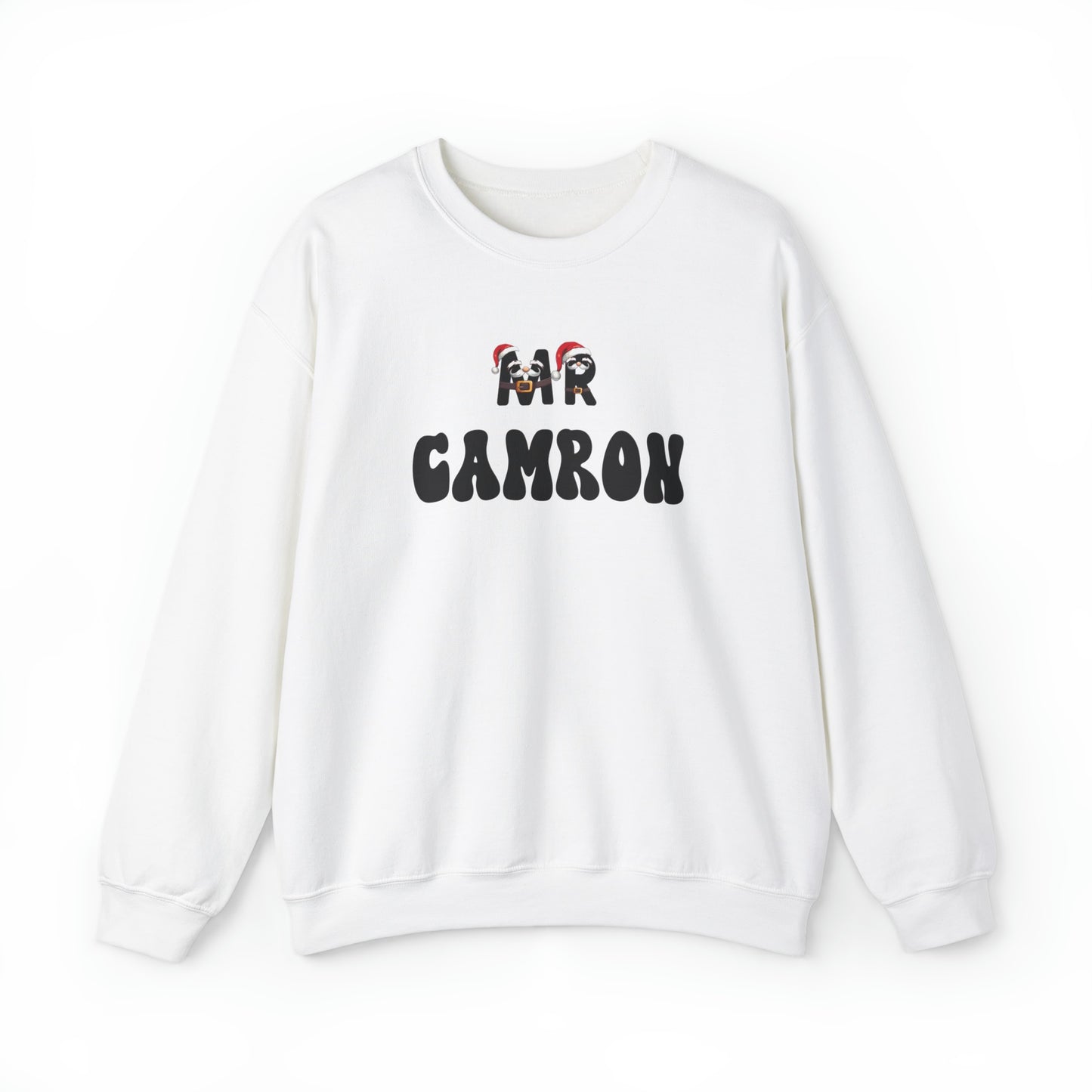 Mens Sweatshirt Christmas Mr with Custom Name