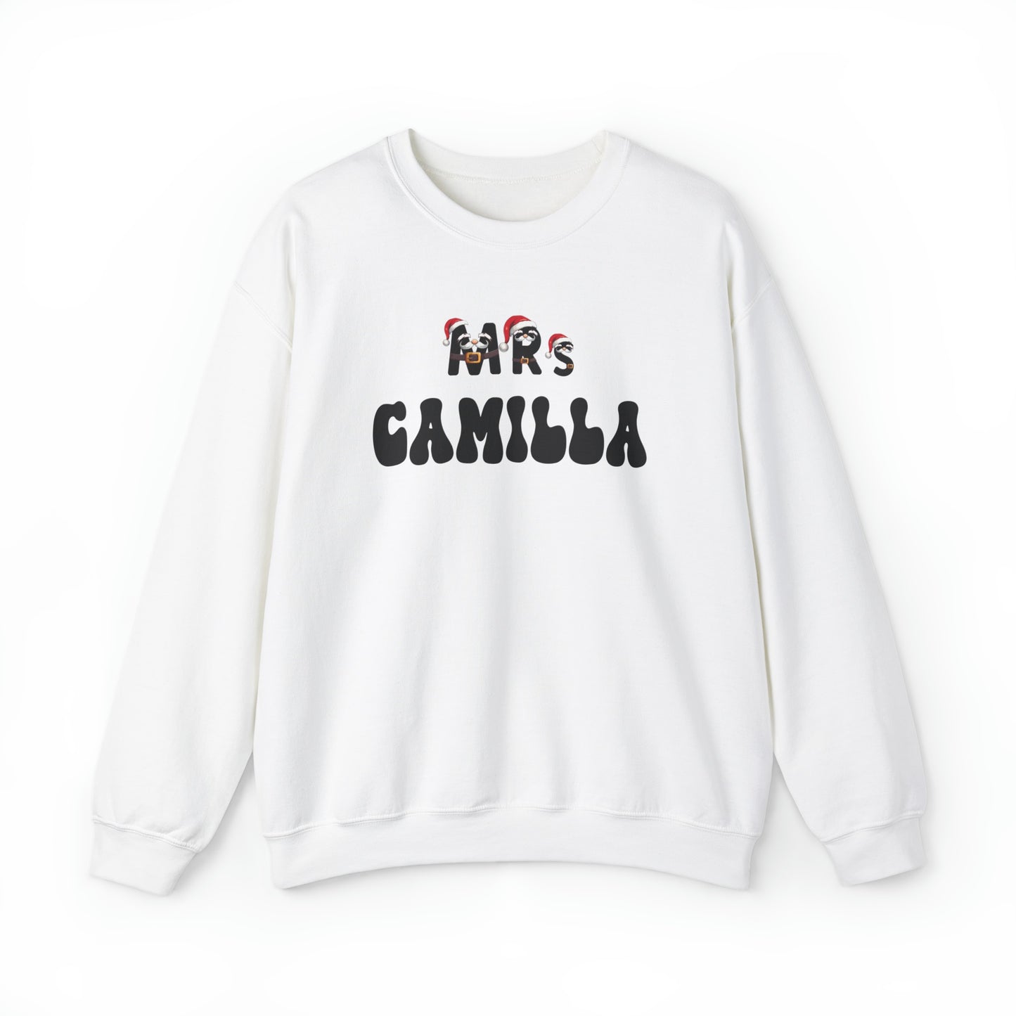 Womens Sweatshirt Christmas Mrs with Custom Name