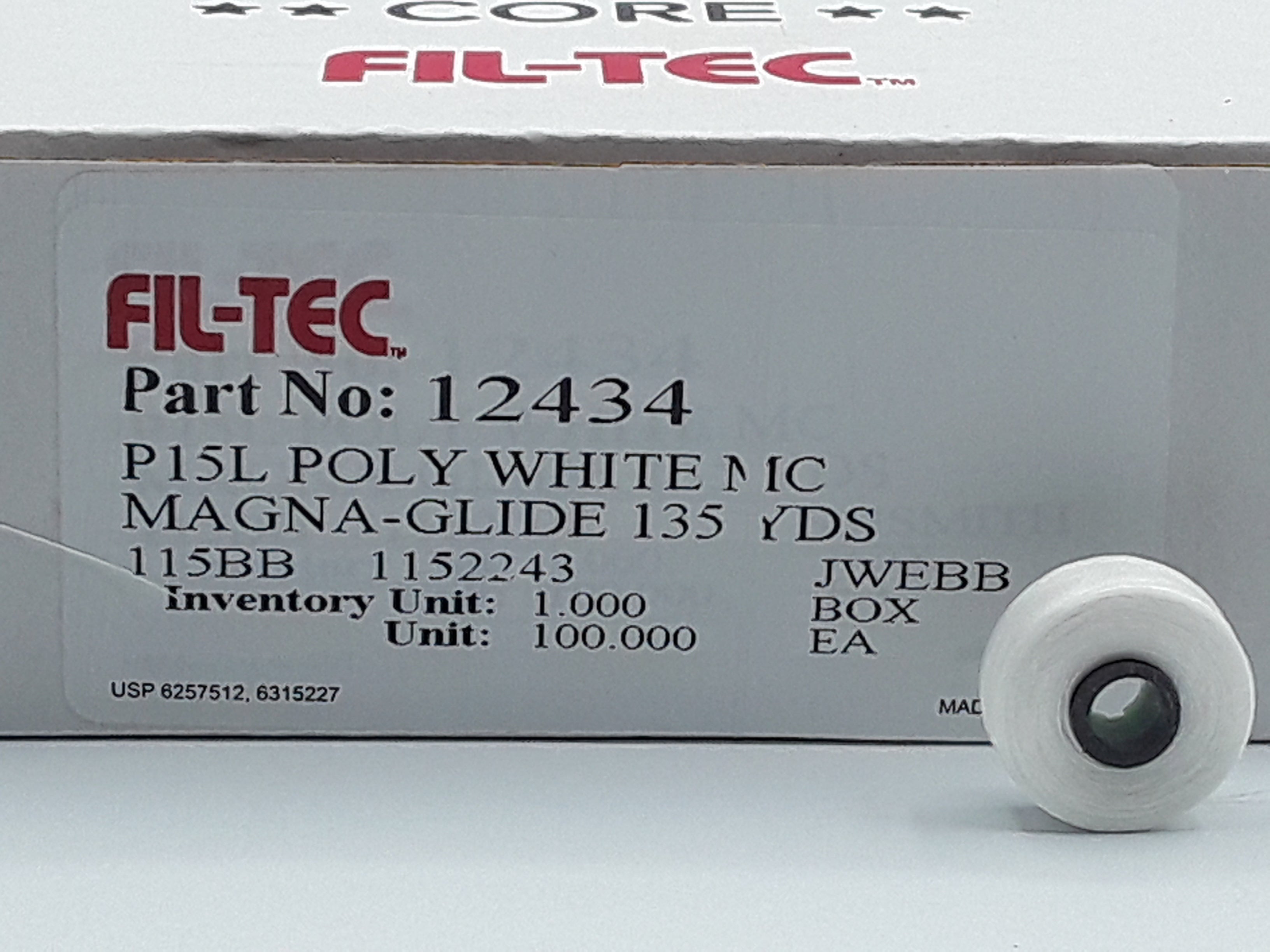 Fil-Tec Magna Glide Magnetic L Prewound Bobbin 135yd 100ct White 12434 –  Nurse Tote Bag