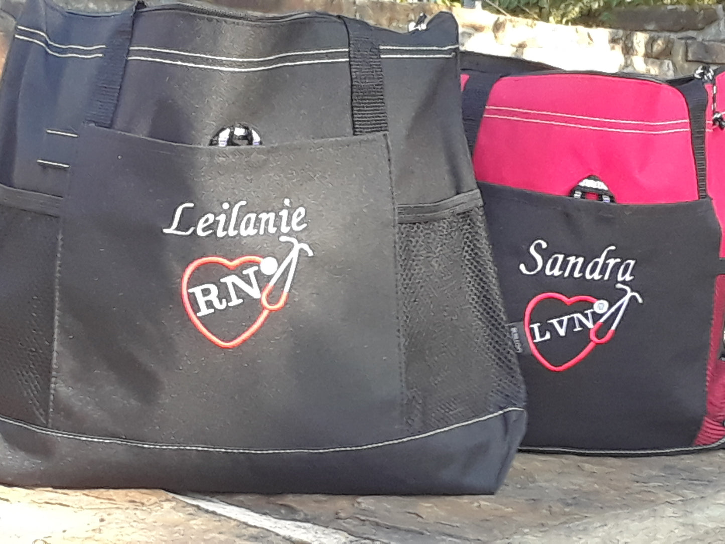 Nurse Tote Bags - Personalized | For RN, LPN, CNA, CMA, MA, ANY TITLE