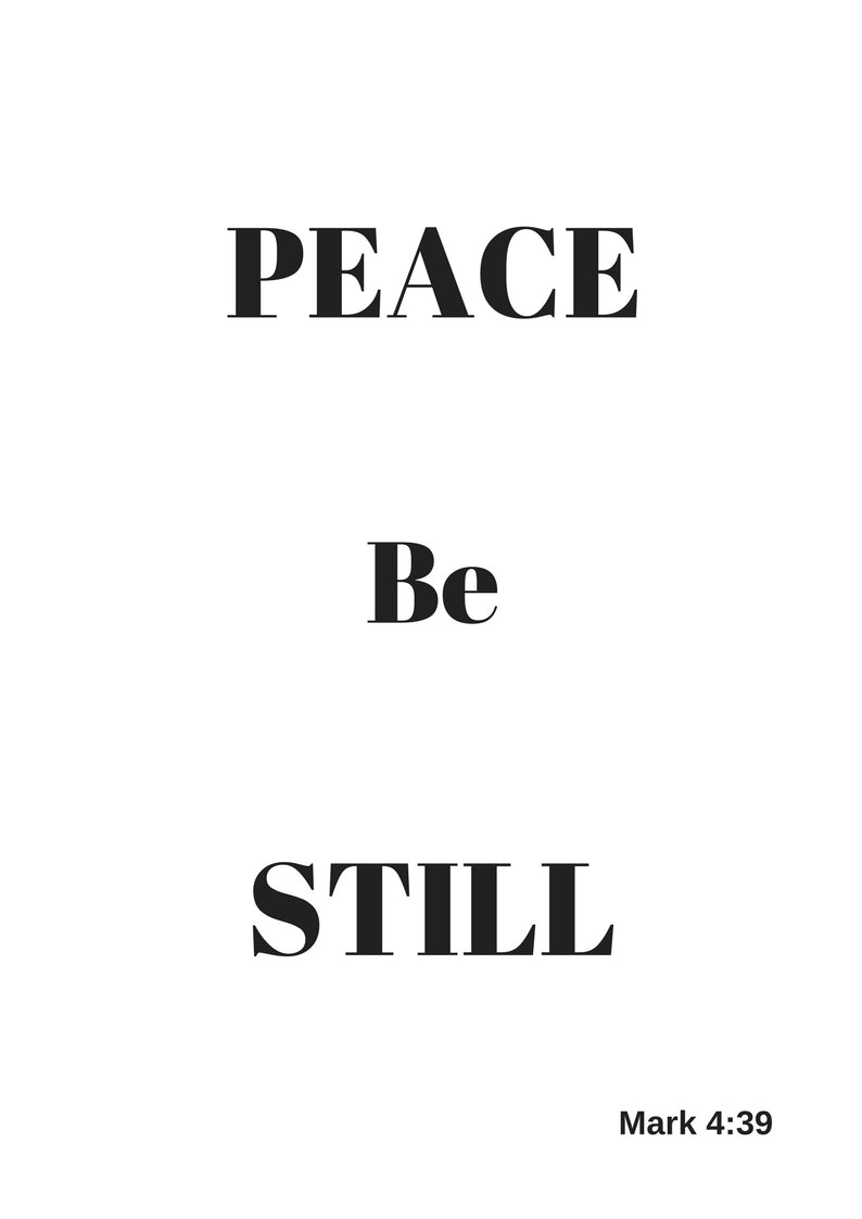 Inspirational Bible Quotes - Peace Be Still FREE