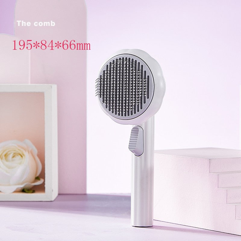 Dog brush, Cat grooming tools - Self Cleaning Hair Brush