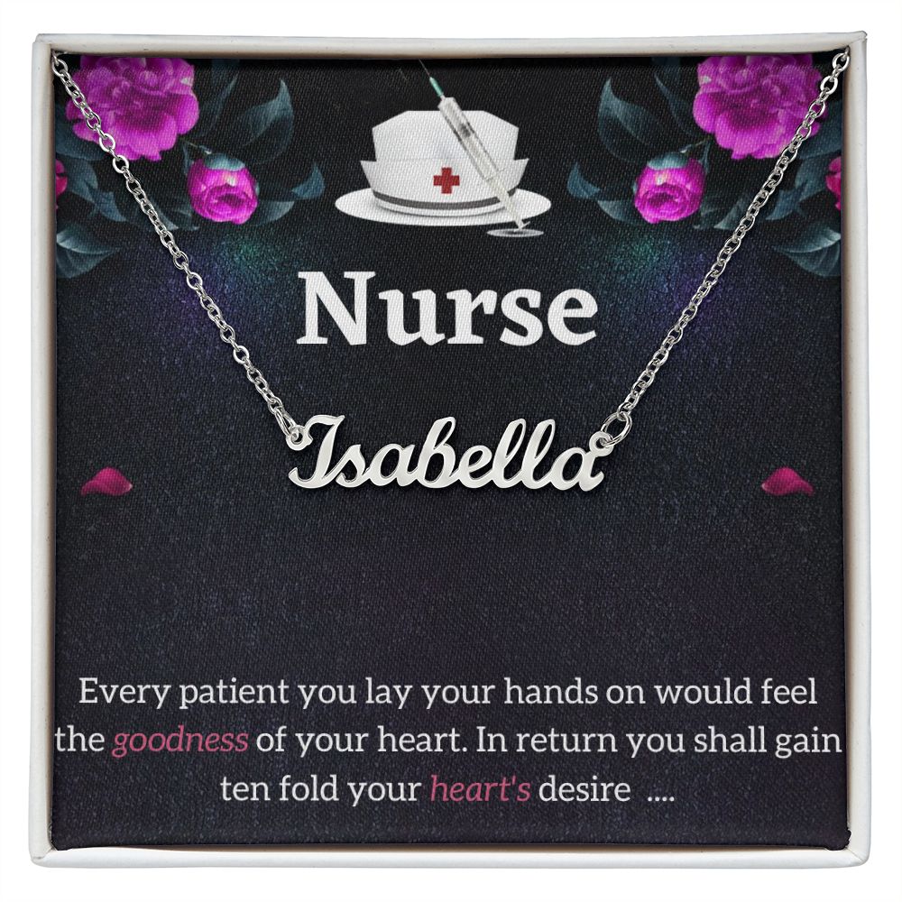 Necklace for Nurses - Personalized Nurses Jewelry