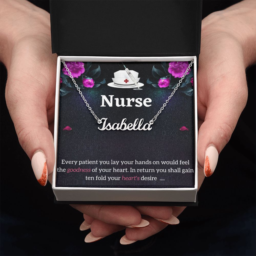 Necklace for Nurses - Personalized Nurses Jewelry