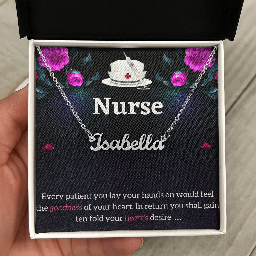 Necklace for Nurses - Personalized Nurses Jewelry