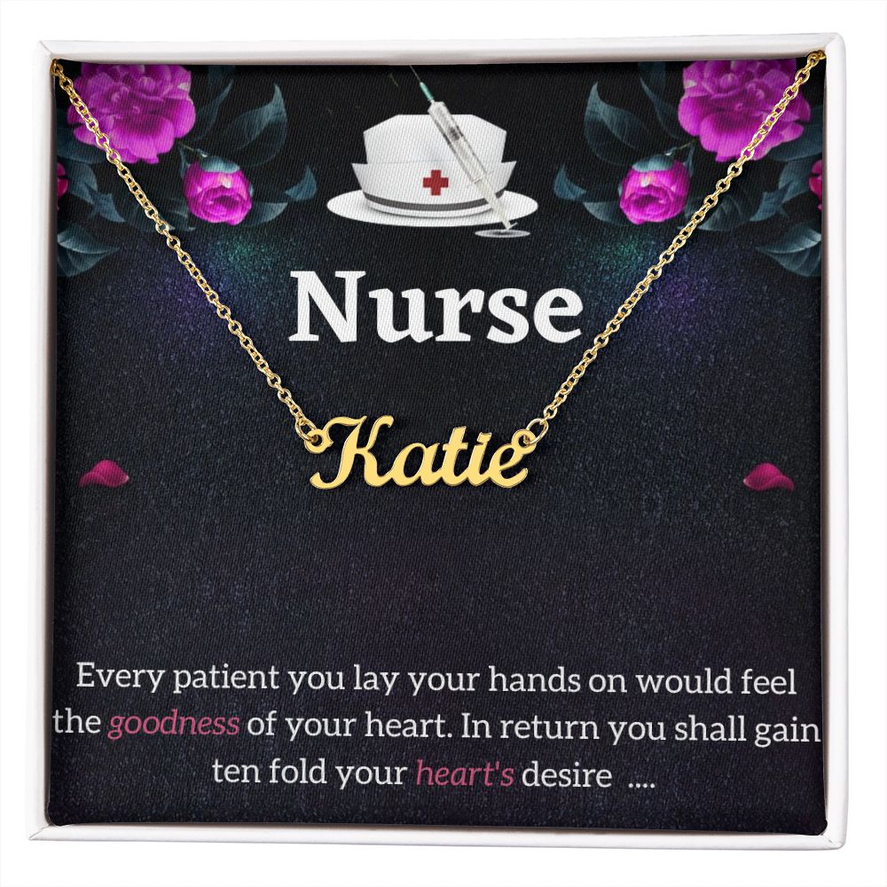 Necklace for Nurses - Personalized Nurses Jewelry