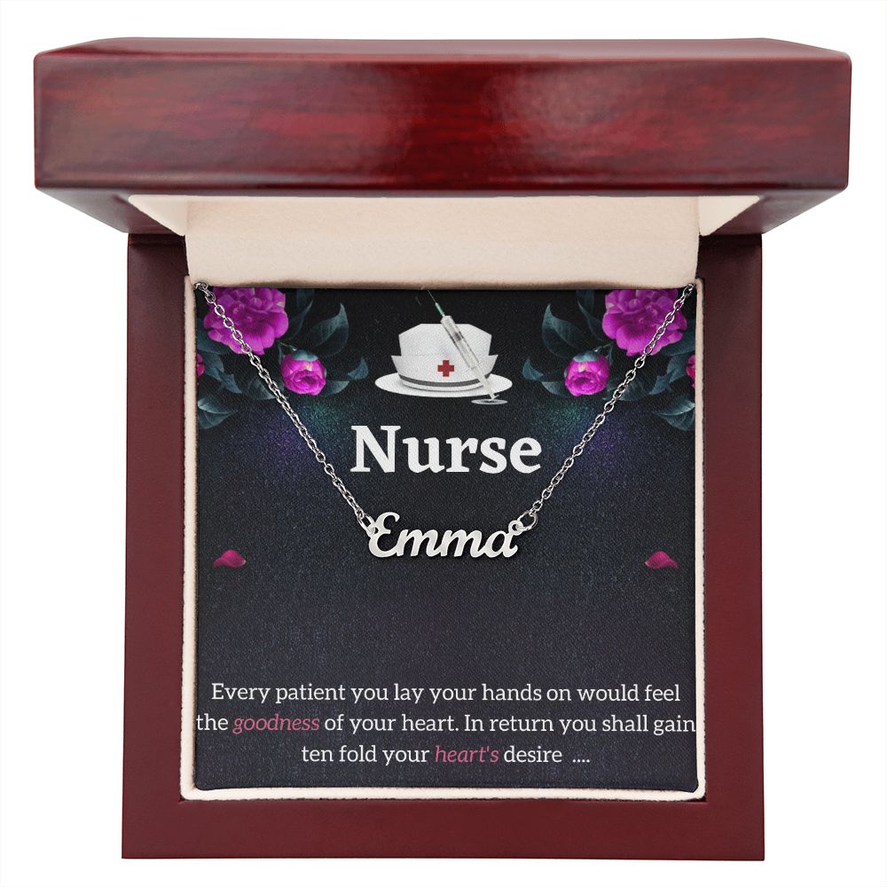 Necklace for Nurses - Personalized Nurses Jewelry