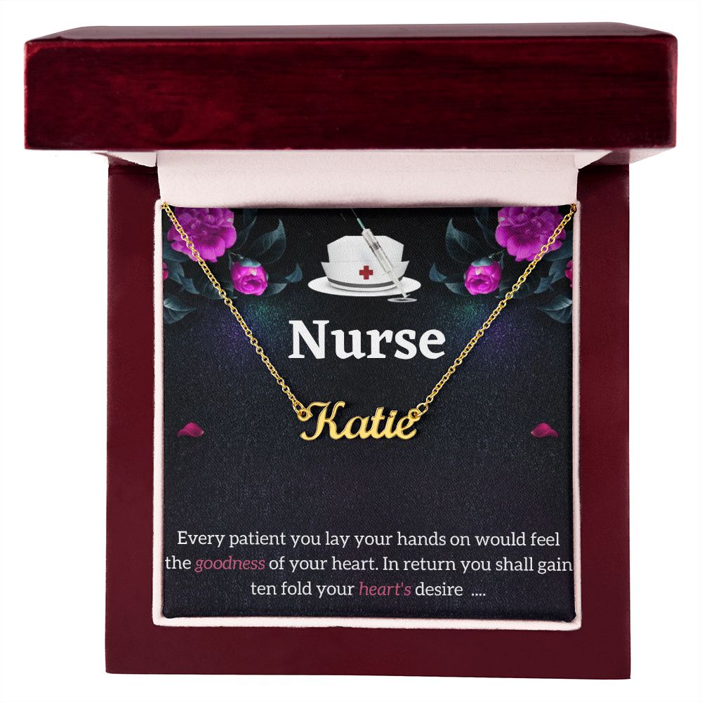 Necklace for Nurses - Personalized Nurses Jewelry