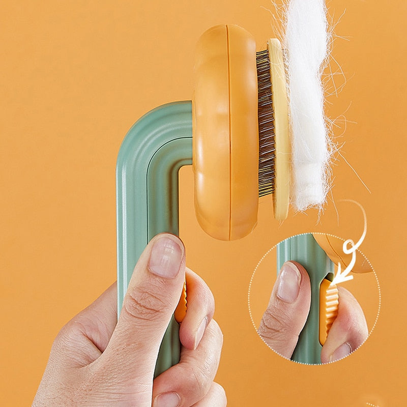 Dog brush, Cat grooming tools - Self Cleaning Hair Brush