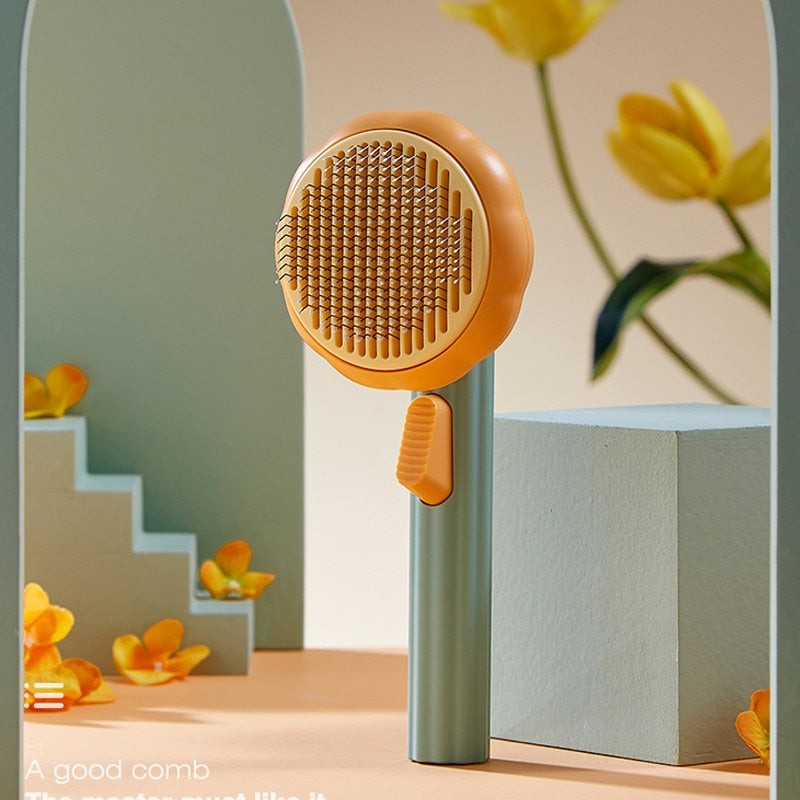 Dog brush, Cat grooming tools - Self Cleaning Hair Brush