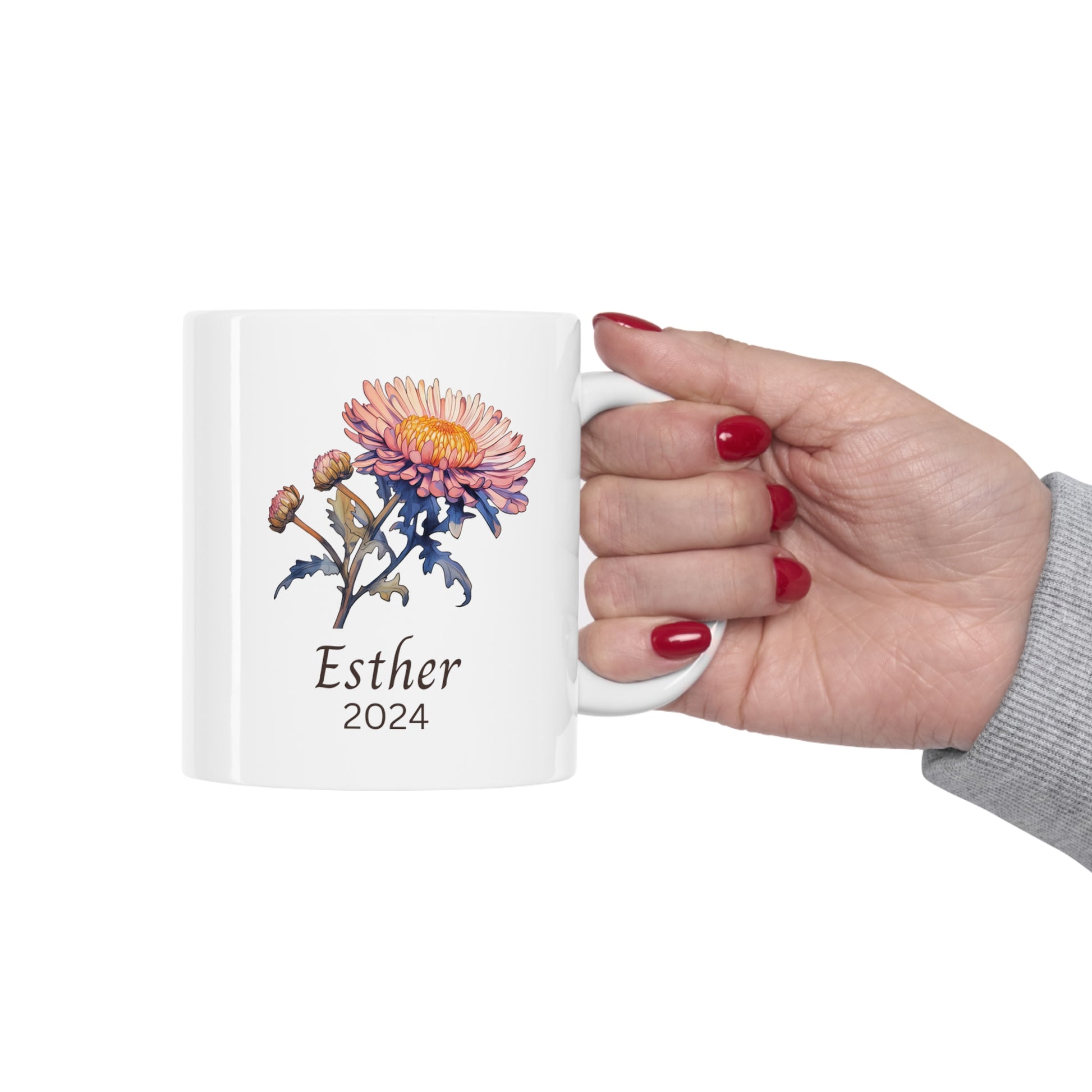 Personalized mug Birth flower September