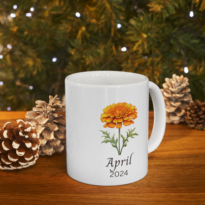 Personalized mug Birth flower October