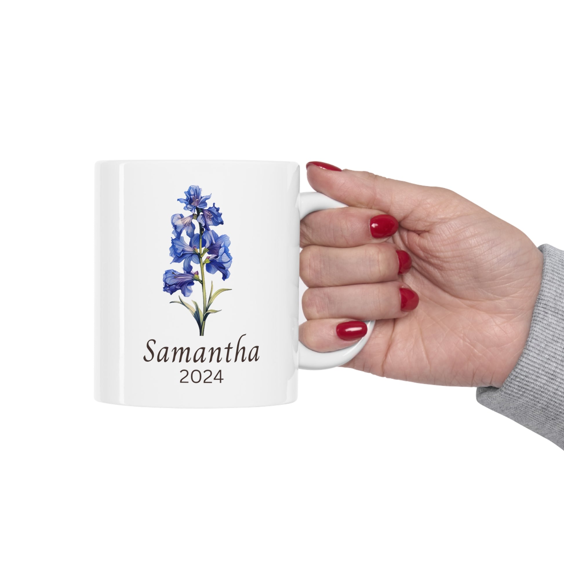 Personalized mug Birth flower July