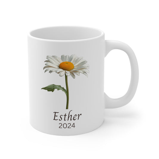 Personalized mug Birth flower April