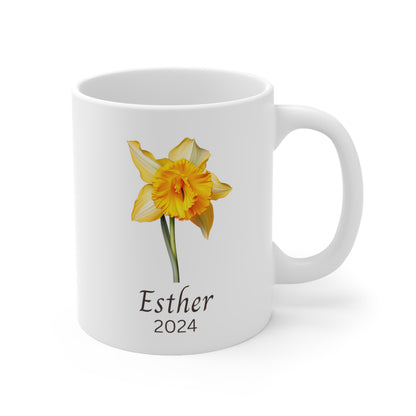 Personalized mug Birth flower March