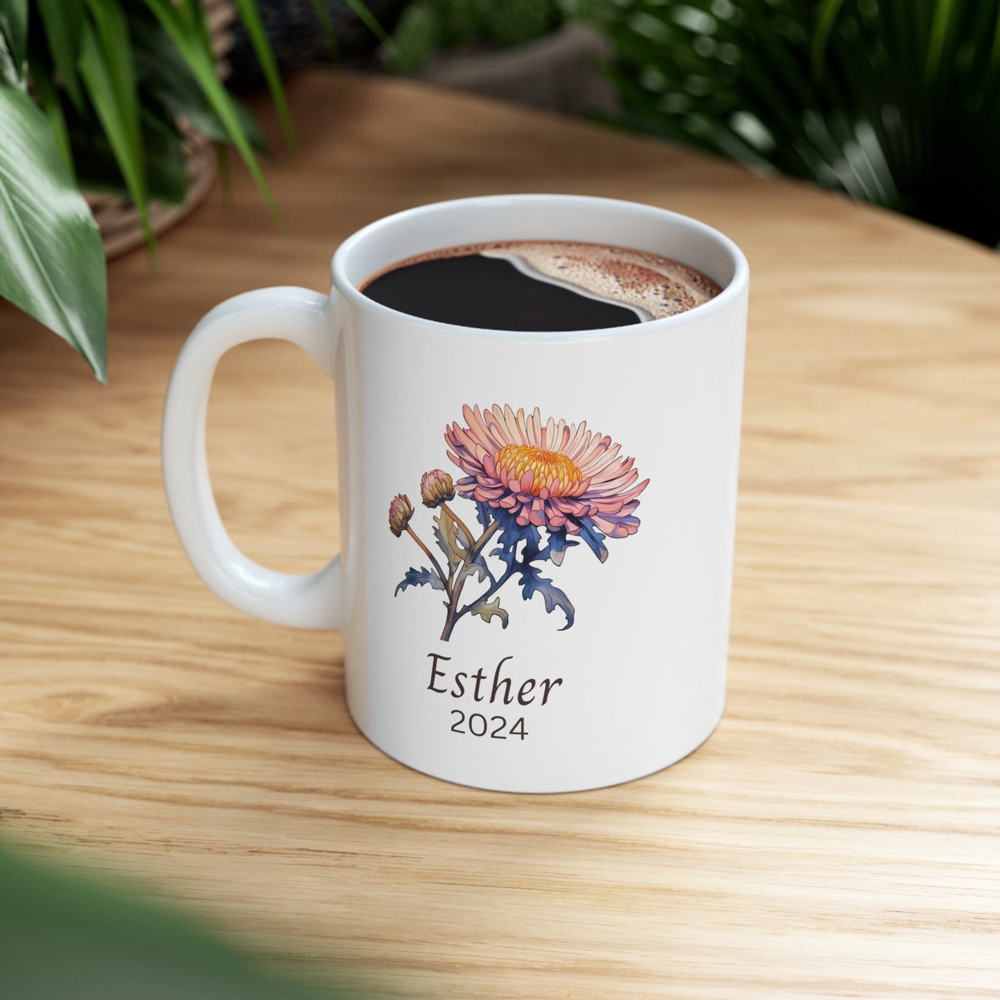 Personalized mug Birth flower September