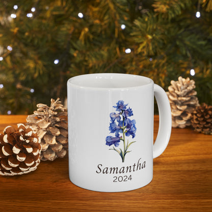 Personalized mug Birth flower July