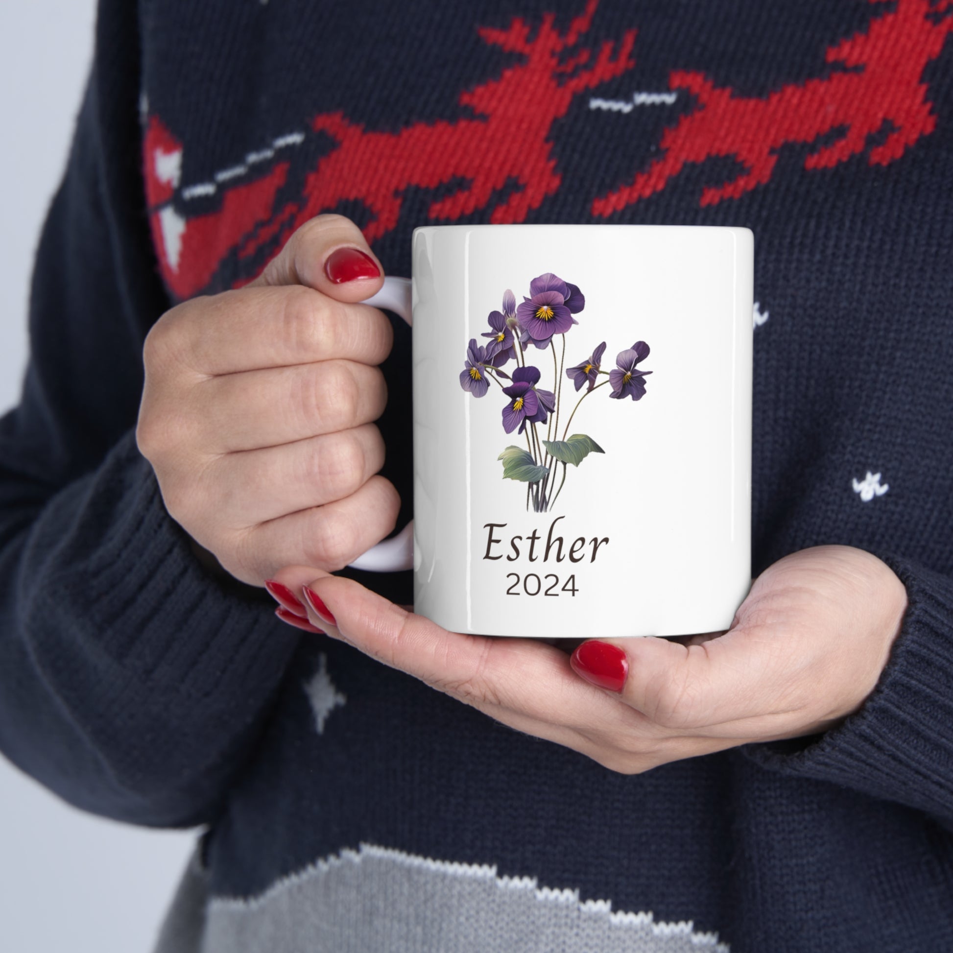 Personalized mug Birth flower February